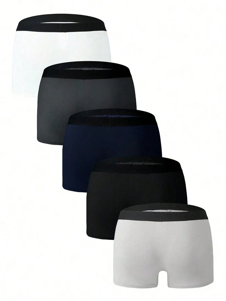Men'S Breathable Boxer Briefs (5pcs)