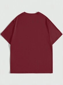 Blankids Men'S Car & Letter Printed T-Shirt - Burgundy - View 2