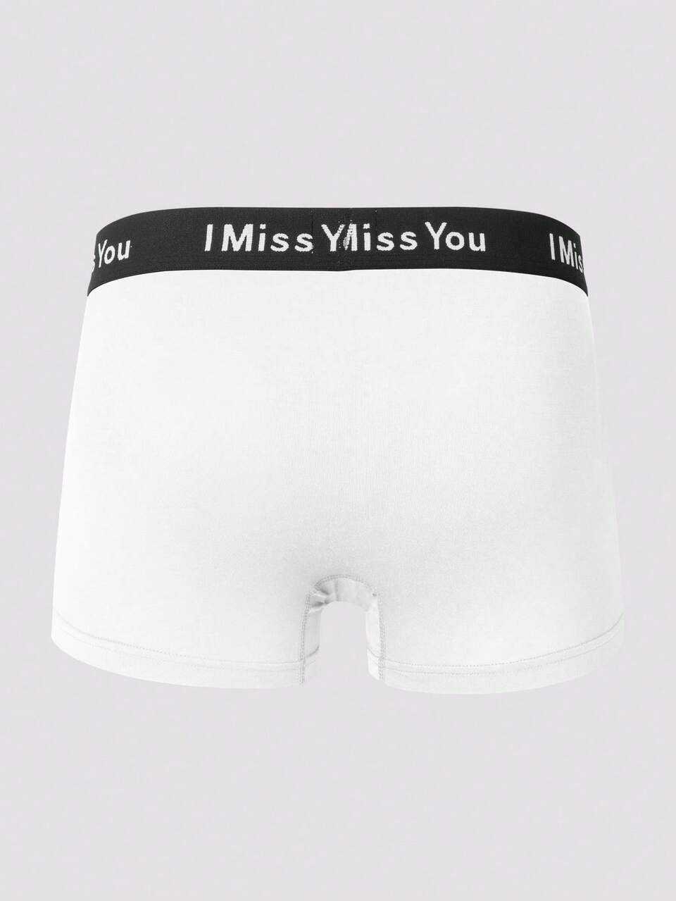 6pcs Men's Boxer Briefs With Slogan Patterns