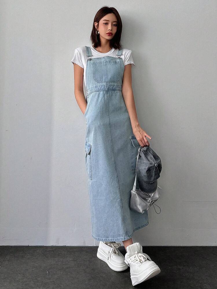 Fall Denim Jumpsuit Dress Sale Denim Romper Dress Store 2020 New M 5Xl  Women Plus Size