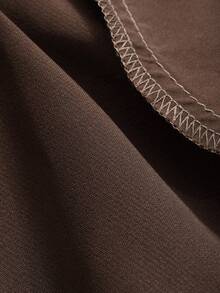 FRIFUL Women'S Double Breasted Belted Trench Coat - Coffee Brown - View 7