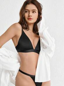 Ocili Women's High Stretch Casual Comfy Knitted Backless Bralette - Multicolor - View 7