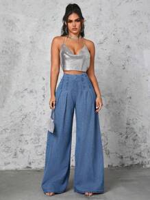 Selenza Jeans De Pierna Ancha Para Mujer