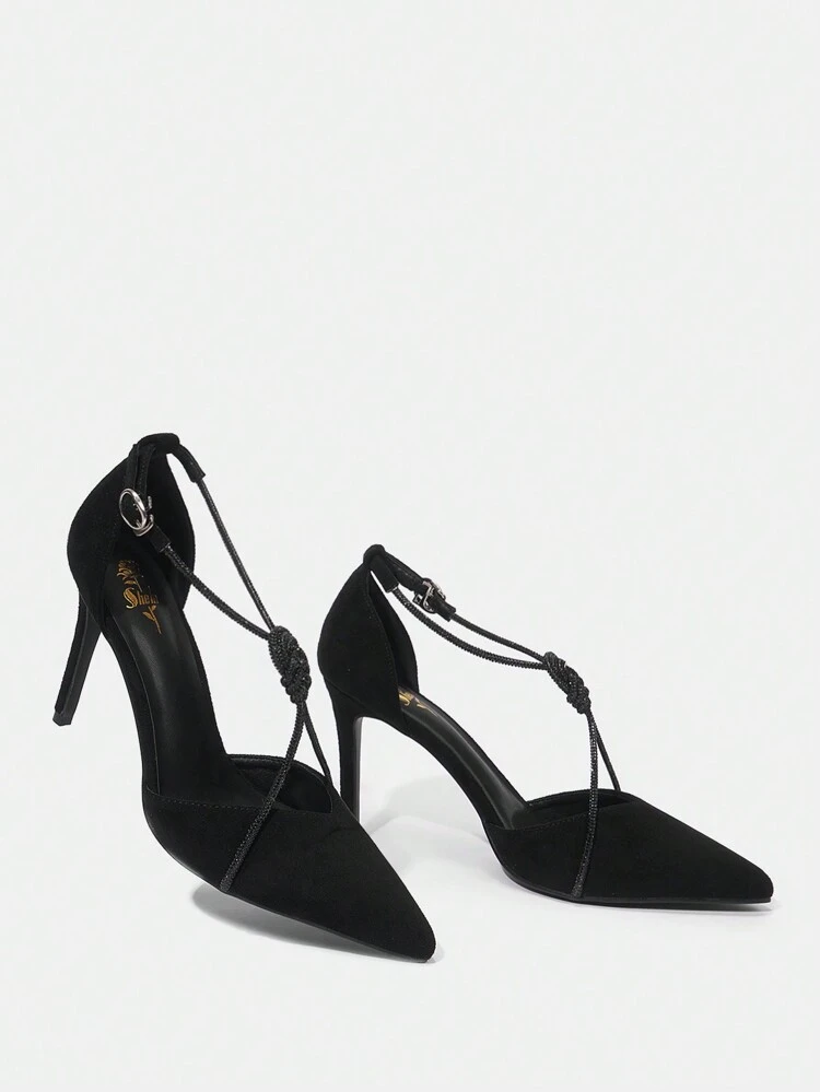 Ladies' High-heeled Pumps, Black