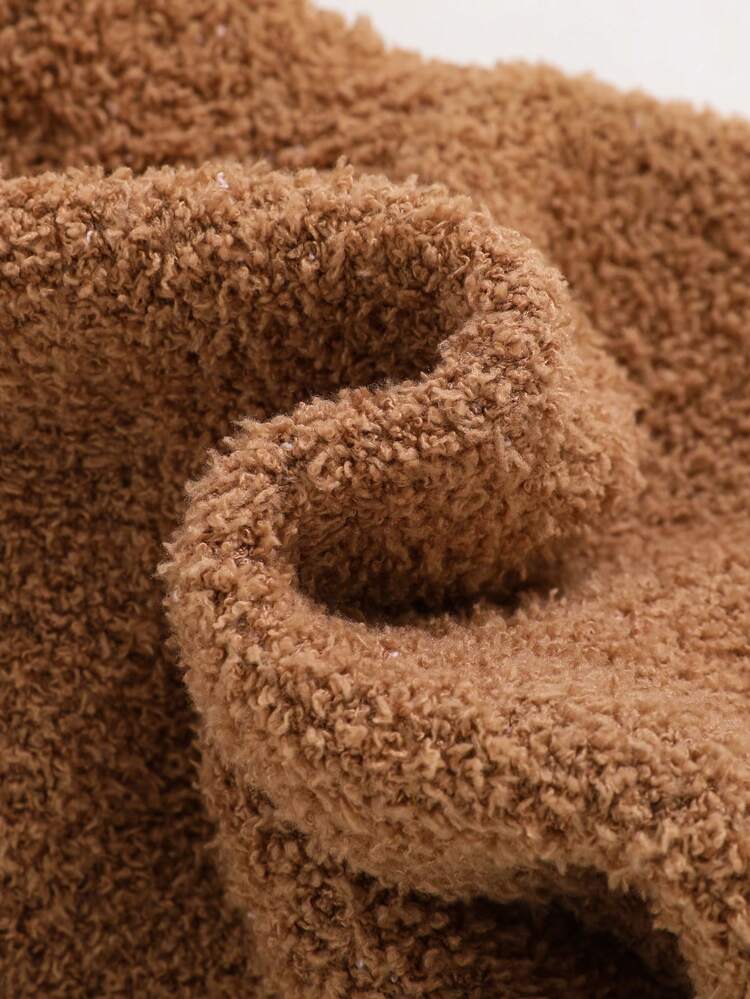 Infant Boys' Casual Loose Fit Long Sleeve Top With 3d Dog Ear Design