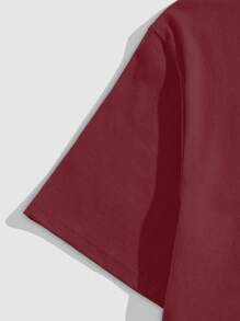 Blankids Men'S Car & Letter Printed T-Shirt - Burgundy - View 3