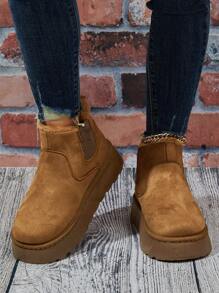 Women's Ankle And Short Boots, Thermal Lined, Slip-Resistant, Winter Warm Boots For Outdoor Activities