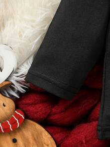 Baby Girls' Stylish Basic T-Shirt - Black - View 4