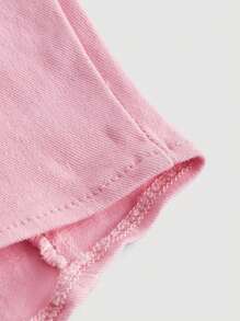 SHEIN MOD Women'S Zipper Back Denim Camisole Top With Open Front - Pink - View 3