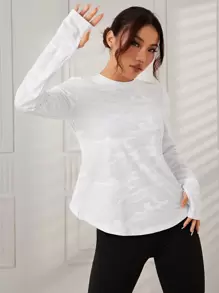 Easithlete Áo ba lỗ thể thao dệt kim gân chắc chắn Áo ba lỗ tập luyện - trắng - Xem 3