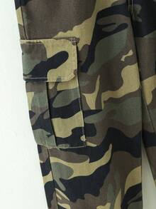 男孩標語印花連帽運動衫和慢跑褲套裝 - 彩色 - 查看 6