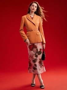 MOTF PREMIUM Vrouwen Puntig Kraag Blazers Jassen