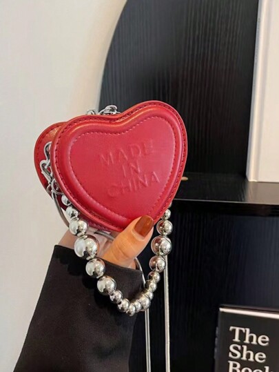 Kawaii Bolso De Hombro Con Forma De Corazón Para Mujer