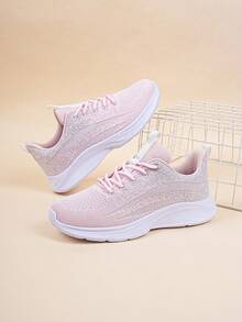 Girls' Fashionable And Comfortable Casual Sneakers - Pink - View 4