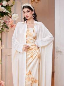 Modelyn 扎染吊带连衣裙和长袖开衫 2 件套 2 件套 - 彩色 - 查看 1