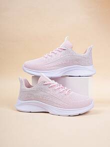 Girls' Fashionable And Comfortable Casual Sneakers - Pink - View 2