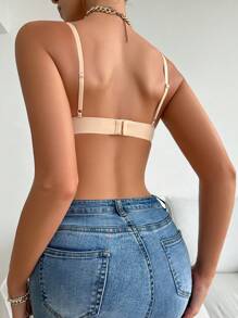 Women's Plain Lace Lingerie Bra