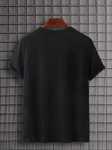 Manfinity Homme 男士卡通印花圓領t恤