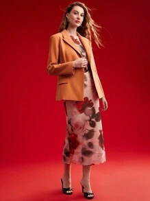 MOTF PREMIUM Vrouwen Puntig Kraag Blazers Jassen