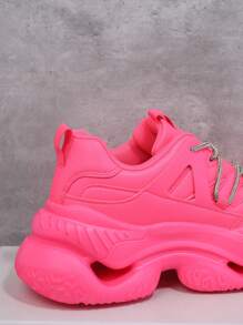 Women's Sports Shoes Tainers - Pink - View 5