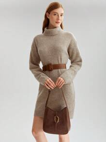 MOTF PREMIUM 女士不对称金属环通勤单肩包 - 棕色 - 查看 7