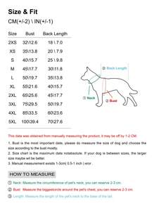 PETSIN 字母图案宠物背心 - 轻便舒适，适合春、夏、秋、冬；非常适合日常散步、室内休闲、户外活动、旅行、节日派对和节日拍照 - 藍色 - 查看 8