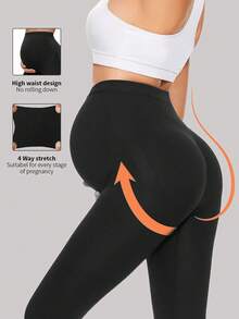 SHEIN Seamless Maternity Leggings - Multicolor - View 2