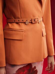 MOTF PREMIUM Vrouwen Puntig Kraag Blazers Jassen
