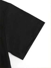 Flirla 加大碼女士短袖圓領 T 恤