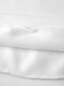 Manfinity Homme 寬鬆版型男子籃球印花保暖連帽衛衣 - 黑色 - 查看 6