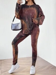 SHEIN EZwear 女士tie-dye套裝 - 彩色 - 查看 5