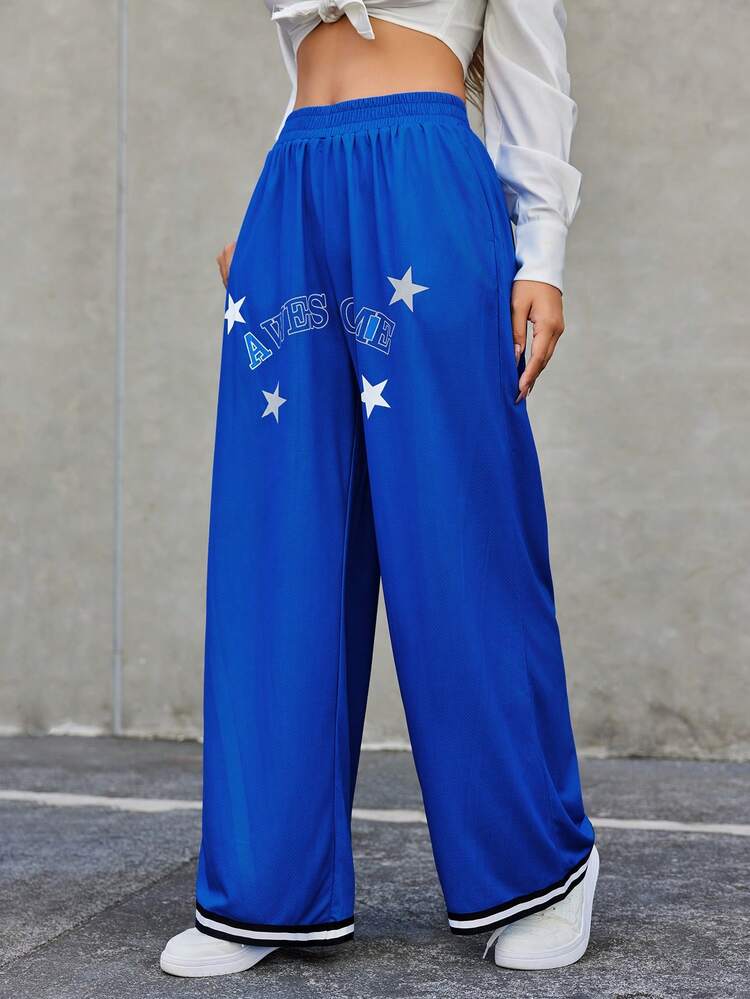 Women'S Star Patterned Pants For Sports Teams