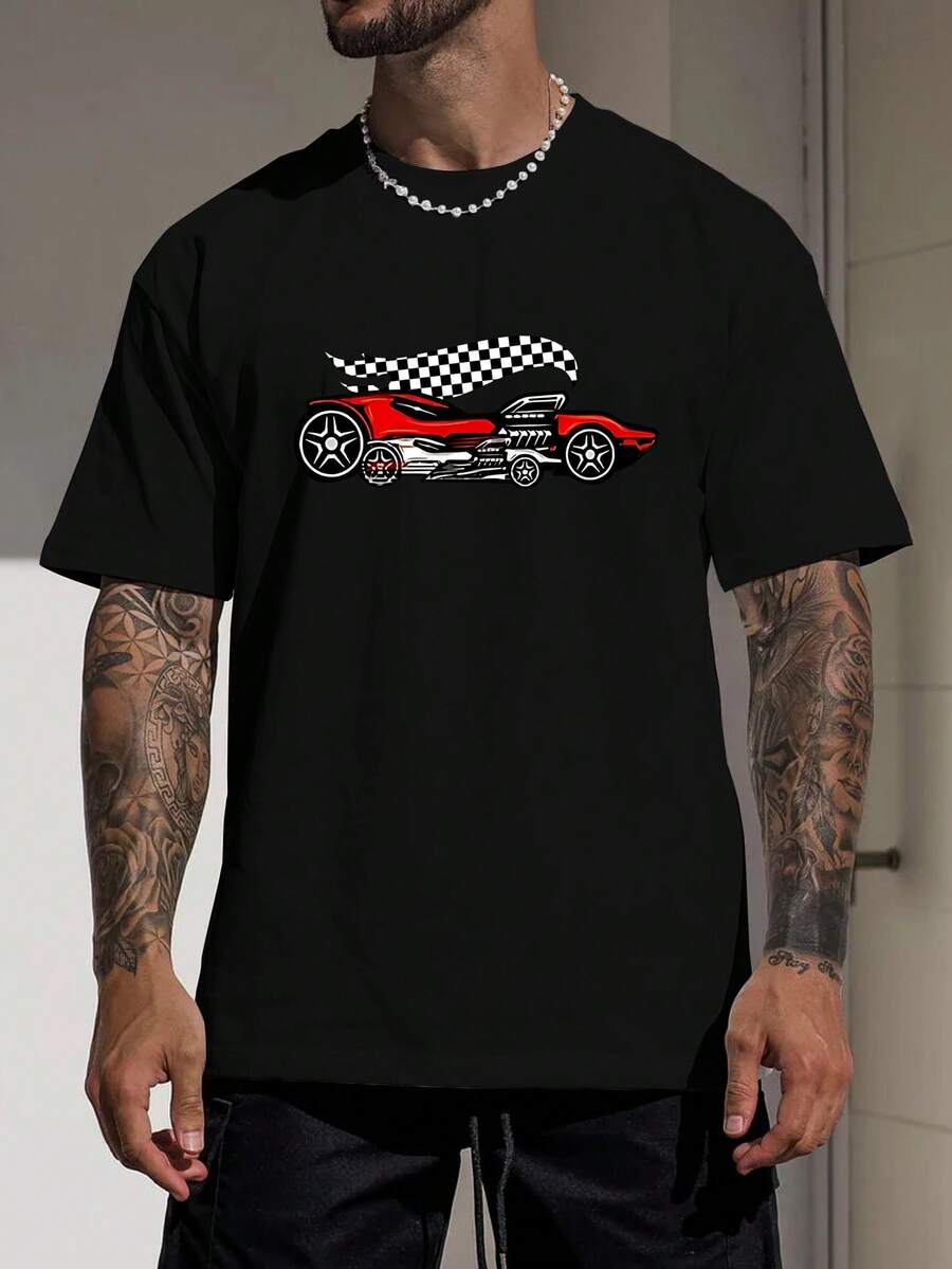 Manfinity LEGND 男士汽車印花t恤