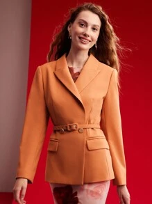 MOTF PREMIUM Vrouwen Puntig Kraag Blazers Jassen