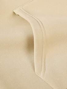 Men's Teddy Bear Print Hoodie With Thermal Lined - Apricot - View 6