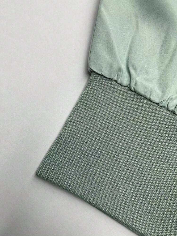 Men'S Plus Size Cargo Pants With Zipper Decorated & Elastic Cuff