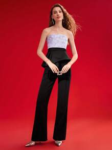 MOTF PREMIUM Hoa Dệt hoa Áo lót - Nhiều màu - Xem 7