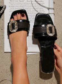 SHUZIA 女士平底涼鞋 - 黑色 - 查看 2