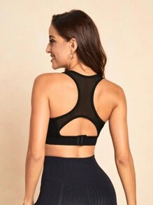 Running Seamless High Elastic Breasted Sports Bra