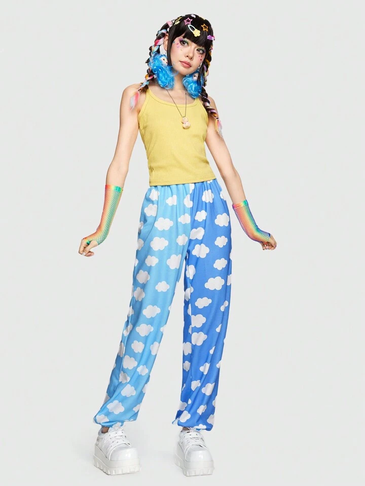 Our Kawaii Cloud Decor Harajuku Style Color Block Cute