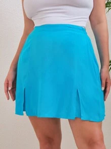 Kích thước lớn Quần short - Màu xanh lam - Xem 3