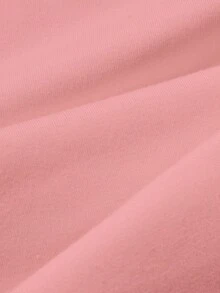 男士加大號標語印花短袖t恤 - 西瓜粉 - 查看 4