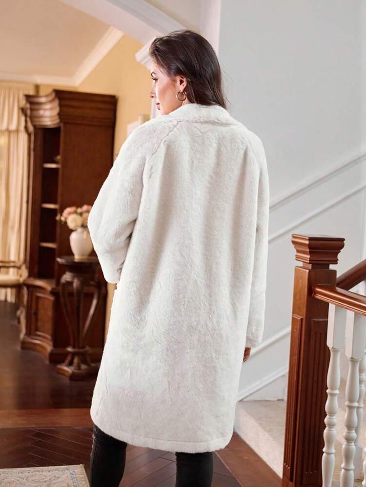 Solid Color Plush Jacket