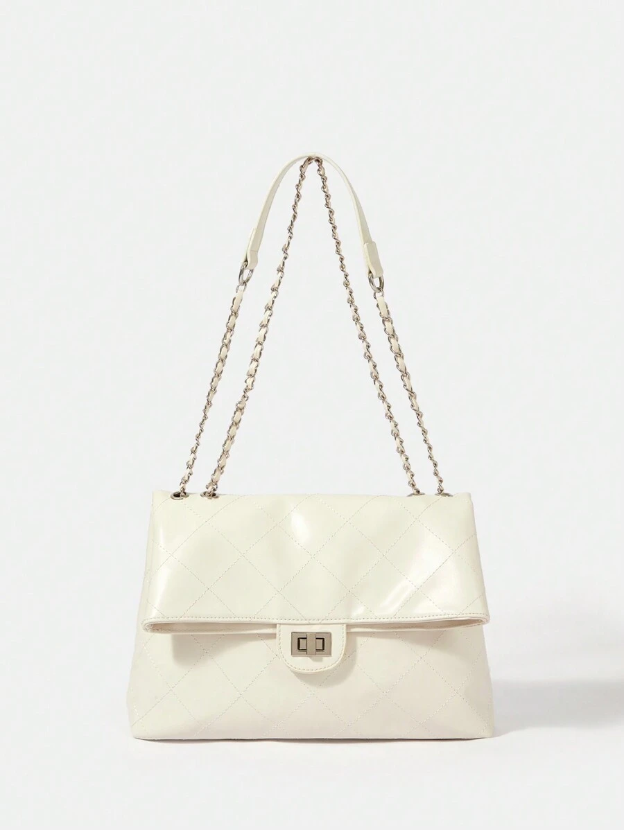 BizChic 單肩包 - 米色 - 查看 1