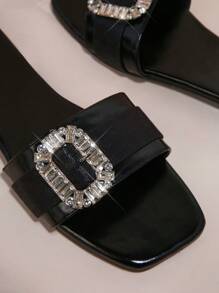 SHUZIA 女士平底涼鞋 - 黑色 - 查看 6