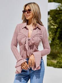 Aveloria Geripptes Langarmshirt Für Damen