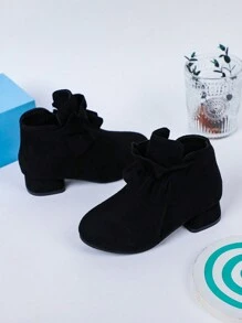 Fashionable And Comfortable Outdoor Boots For Children, Black (Girls) - Black - View 3