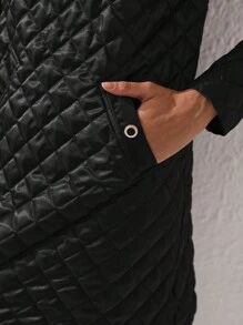 SARVACCE 设计师女士 A 字领连衣裙，优雅连衣裙，秋季女装，适合秋冬季、节日、派对、感恩节 - 黑色 - 查看 6