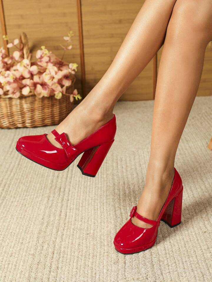 red bottom heels shein