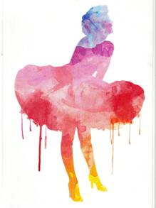 Marilyn Monroe X SHEIN 時尚手機殼,印有角色圖案 - 白色 - 查看 6